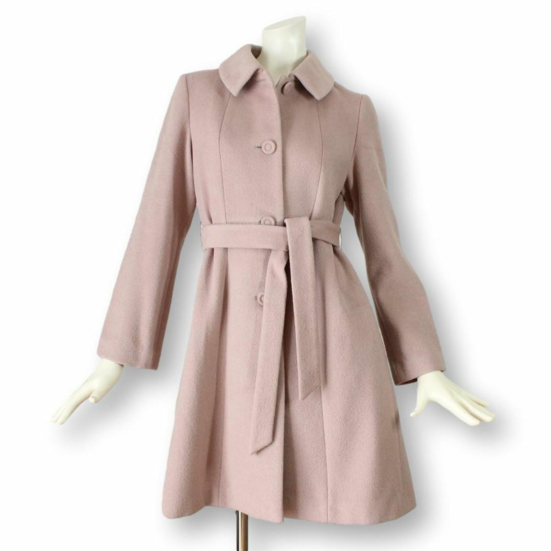 Sybilla - 【美品】シビラ ステンカラーコート M レディース ピンクベージュ ベルト付き