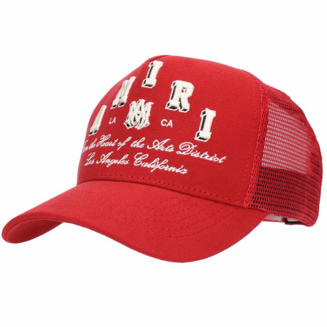 AMIRI - アミリ PF23MAH018 Varsity Trucker Hat ロゴ刺繍 AMIRI - アミリ PF23MAH018 Varsity Trucker Hat ロゴ刺繍