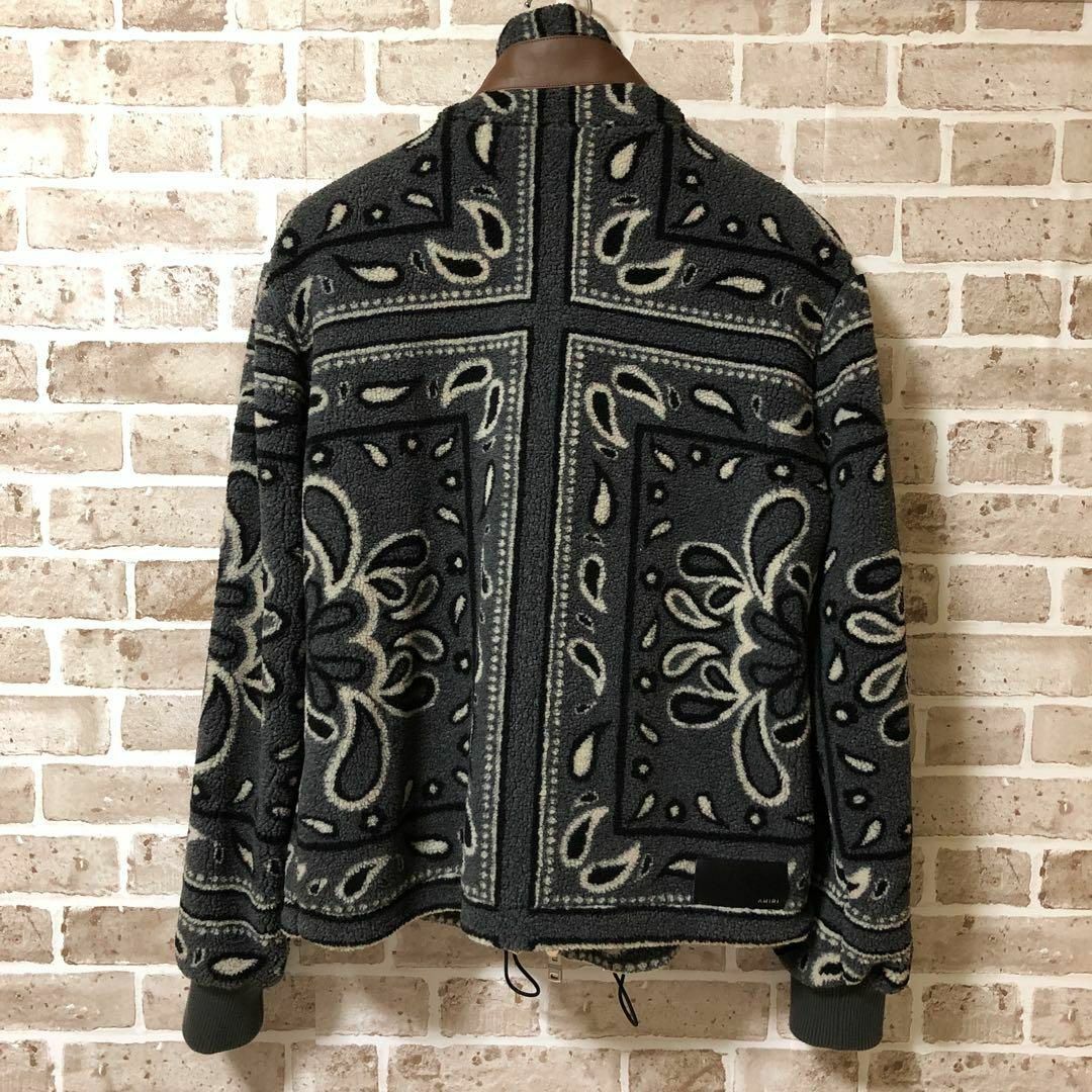 AMIRI - AMIRI アミリ Bandana バンダナ柄 フリース ボア AMIRI - AMIRI アミリ Bandana バンダナ柄 フリース ボア