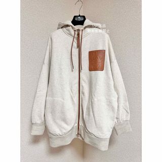 LOEWE - ロエベ ロング フーディー ジップアップ パーカー LOEWE - ロエベ ロング フーディー ジップアップ パーカー