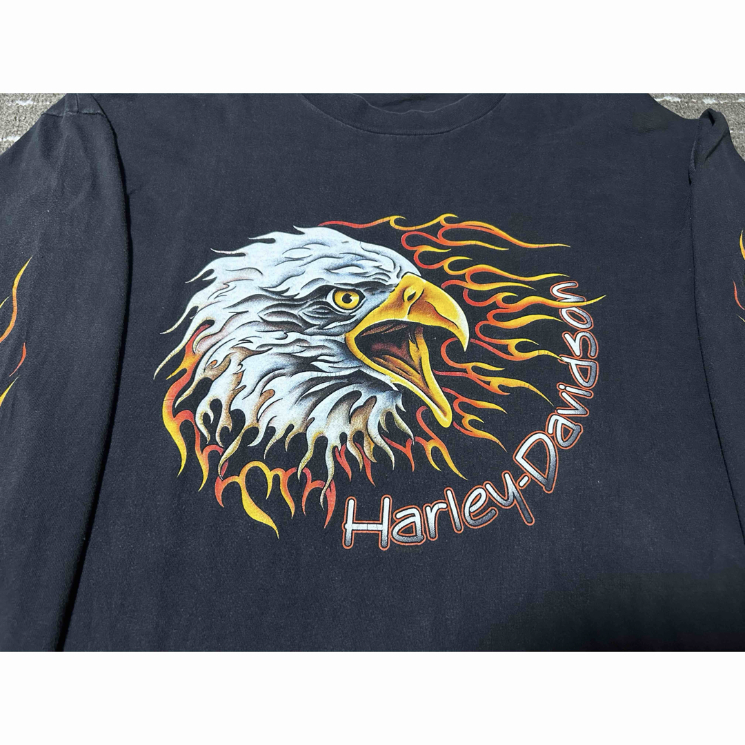 90s harley davidson フレイムロンT flame イーグル 90s harley davidson フレイムロンT flame イーグル