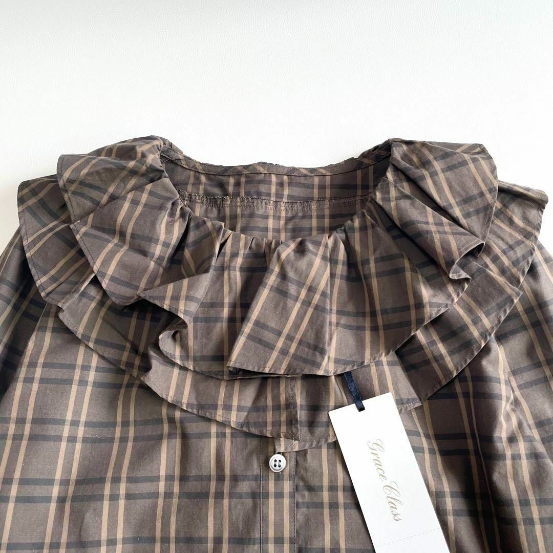 ✶タグ付き✶ GRACE CONTINENTAL ラッフルカラーブラウス ✶タグ付き✶ GRACE CONTINENTAL ラッフルカラーブラウス