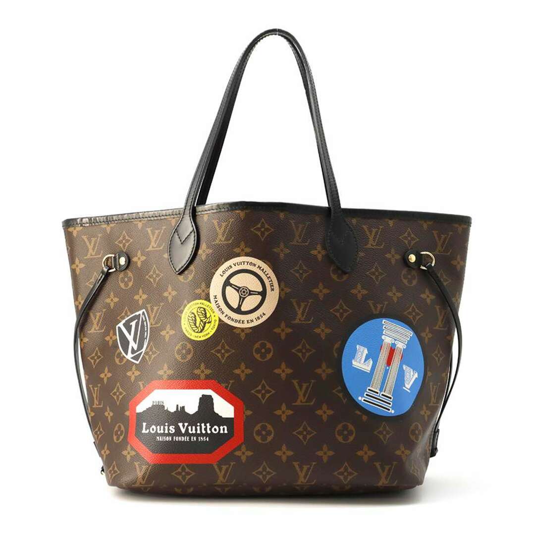 LOUIS VUITTON - ルイヴィトン トートバッグ モノグラム・ステッカー ネヴァーフルMM ポーチ付き M42844 LOUIS VUITTON