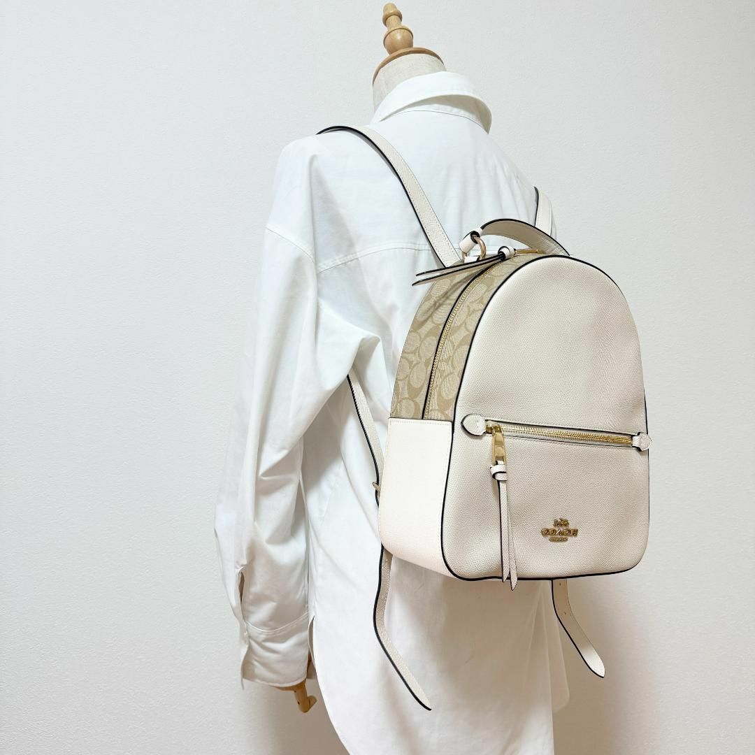 COACH - ✨未使用品✨ COACH コーチ バックパック 76622 白 COACH - ✨未使用品✨ COACH コーチ バックパック 76622 白