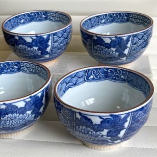 有田焼 - 有田焼 仁彩窯 染付祥瑞 丼ぶり揃 4客セット どんぶり 有田焼 - 有田焼 仁彩窯 染付祥瑞 丼ぶり揃 4客セット どんぶり