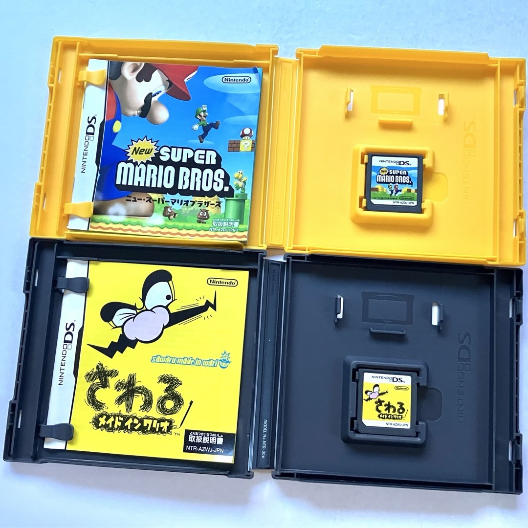 ニンテンドーDS - DS さわるメイドインワリオ NEWスーパーマリオ
