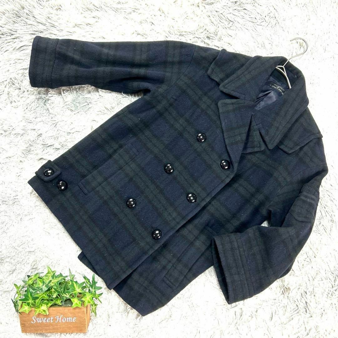 vert dense et t.yamai paris】ピーコート (M) ピーコート vert dense et t.yamai paris】ピーコート (M) ピーコート