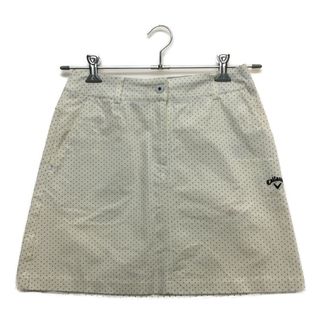 キャロウェイ(Callaway)のcoco 中古 キャロウェイ Callaway レディース スカート M 白 ホワイト ドット柄(ウエア)