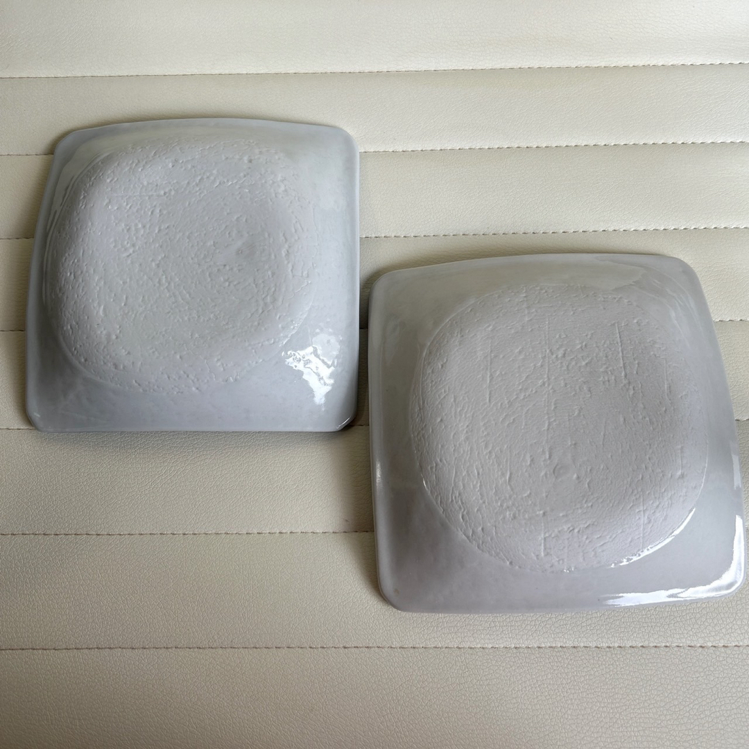 美濃焼 - 美濃焼 風趣 染付花唐草 角皿 2枚セット 銘々皿 和食器 美濃焼 - 美濃焼 風趣 染付花唐草 角皿 2枚セット 銘々皿 和食器