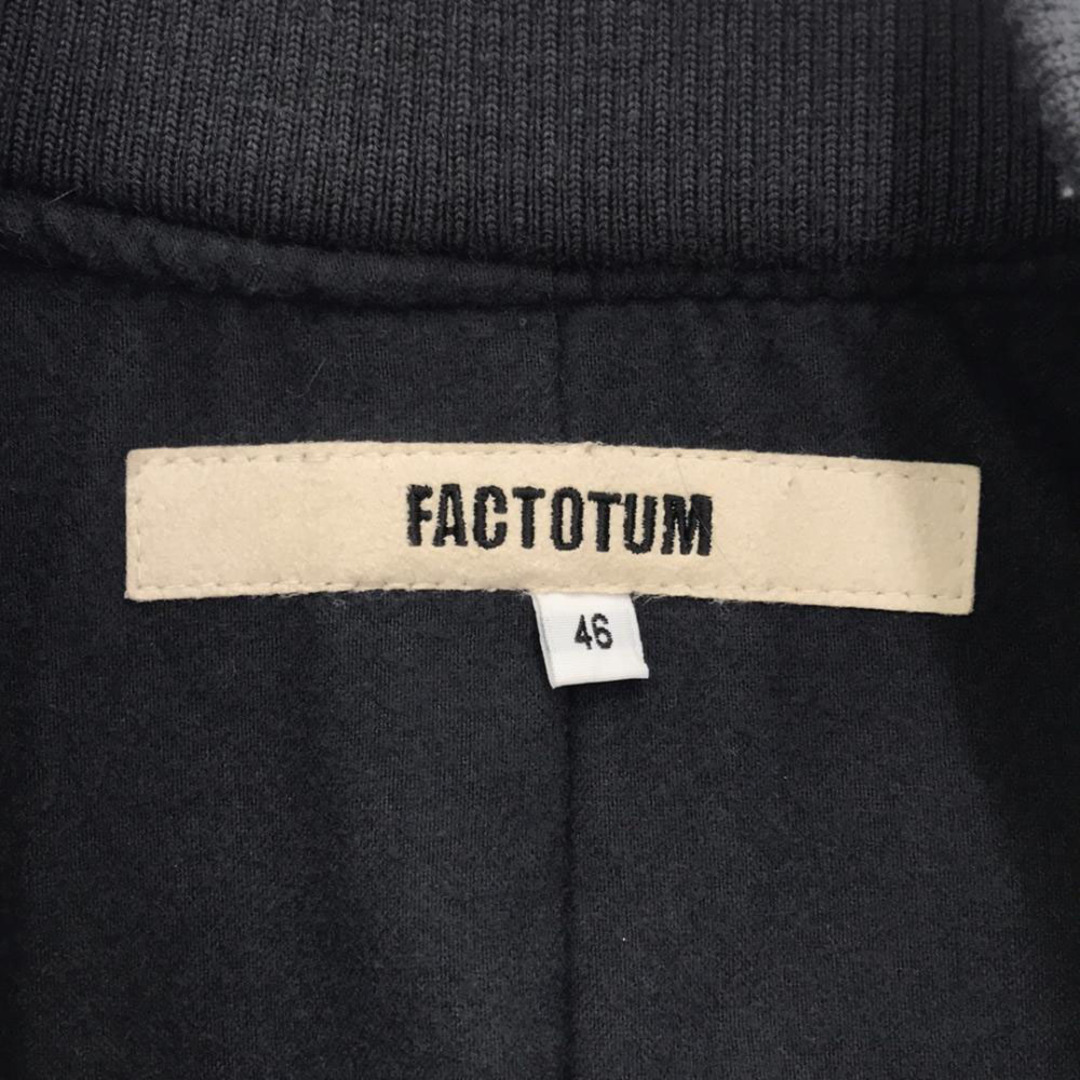 FACTOTUM - ファクトタム ロゴワッペン ジップ ブルゾン 46 FACTOTUM - ファクトタム ロゴワッペン ジップ ブルゾン 46