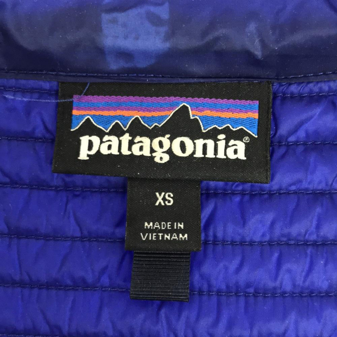 お歳暮 パタゴニア ロング patagonia ブルー XS 中綿ジャケット 女性用