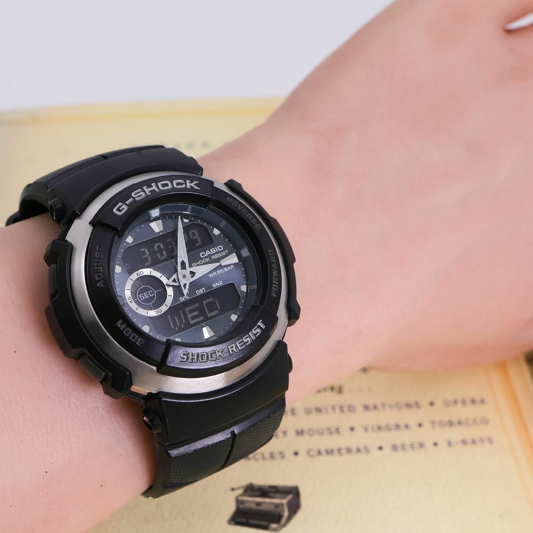 稼働 G-SHOCK 腕時計 アナデジ Gスパイク 20気圧防水 G-300 t 稼働 G-SHOCK 腕時計 アナデジ Gスパイク 20気圧防水 G-300 t