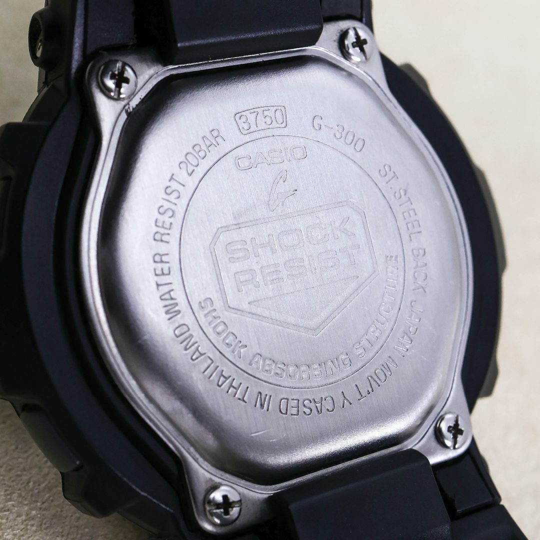 稼働 G-SHOCK 腕時計 アナデジ Gスパイク 20気圧防水 G-300 t 稼働 G-SHOCK 腕時計 アナデジ Gスパイク 20気圧防水 G-300 t
