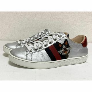 GUCCI(スニーカー ・ シルバー/銀色系)のフリマアイテム一覧 GUCCI(スニーカー ・ シルバー/銀色系)のフリマアイテム一覧