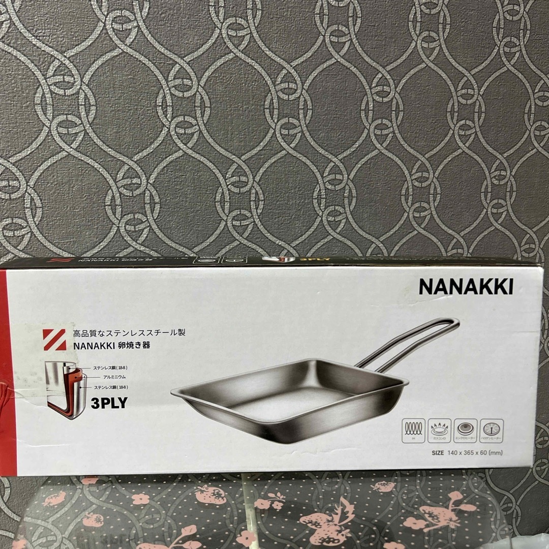 卵焼き器 卵焼きフライパン ステンレス製 IH ガス フライパンの 卵焼き器 卵焼きフライパン ステンレス製 IH ガス フライパンの