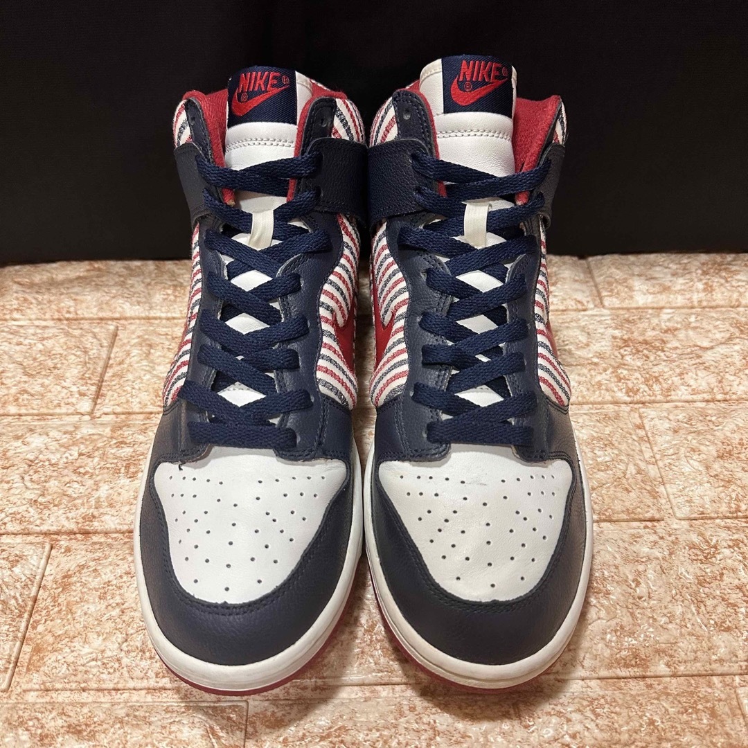 日本未発売レア】NIKE DUNK HI Independence Day 靴/シューズ 日本未発売レア】NIKE DUNK HI Independence Day 靴/シューズ