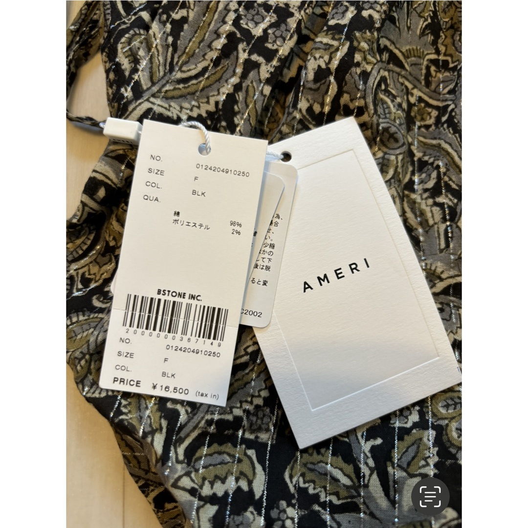 Ameri VINTAGE - Ameri 新品♡ INDIA PRINT TURN OVER BLOUSEの Ameri VINTAGE - Ameri 新品♡ INDIA PRINT TURN OVER BLOUSEの