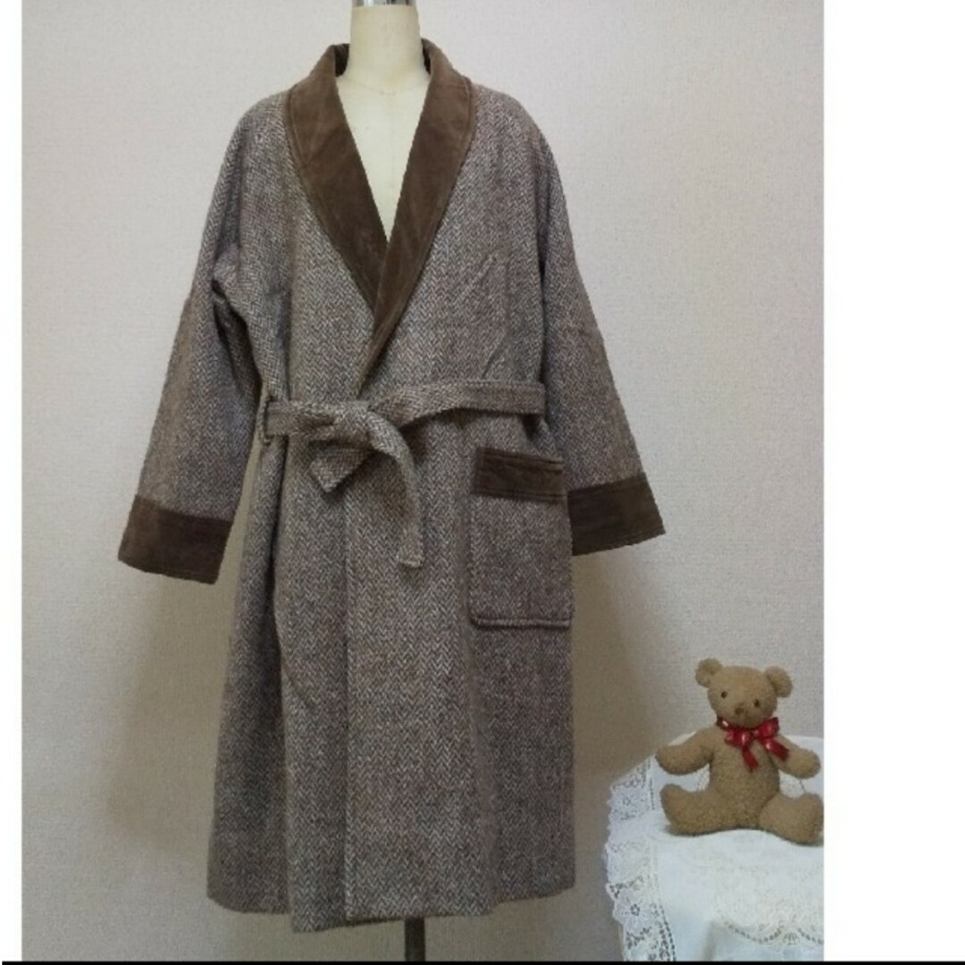 Grimoire(グリモワール)のヨーロッパヴィンテージ Vintage ウール ロングガウン レディースのジャケット/アウター(ガウンコート)の商品写真