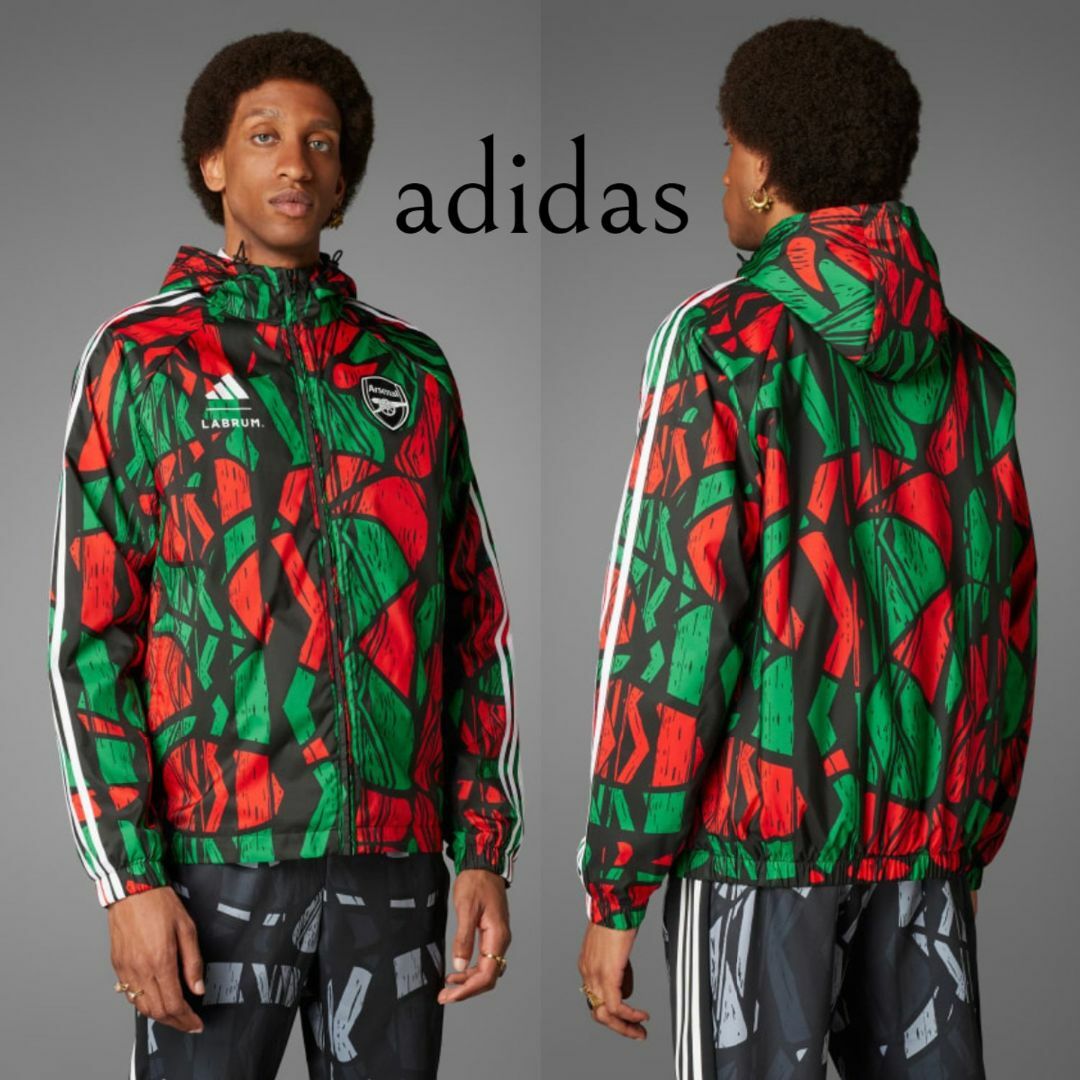 adidas - adidas × LABRUM アーセナル ウインドブレーカー adidas - adidas × LABRUM アーセナル ウインドブレーカー