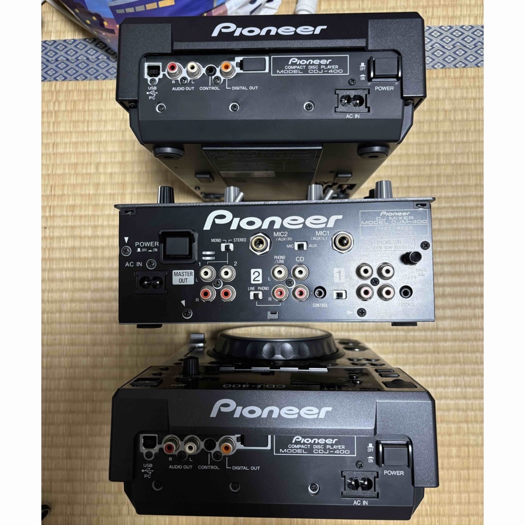 PIONEER - DJセット Pioneer CDJ-400 パイオニア ミキサー DJM-400の通販 by 中村屋|パイオニアならラクマ PIONEER - DJセット Pioneer CDJ-400 パイオニア ミキサー DJM-400の通販 by 中村屋|パイオニアならラクマ