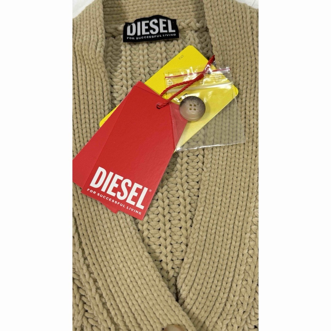 【大人気】DIESEL ルーズフィット ニットカーディガン 新品♬DIESEL ニットカーディガンルーズフィット