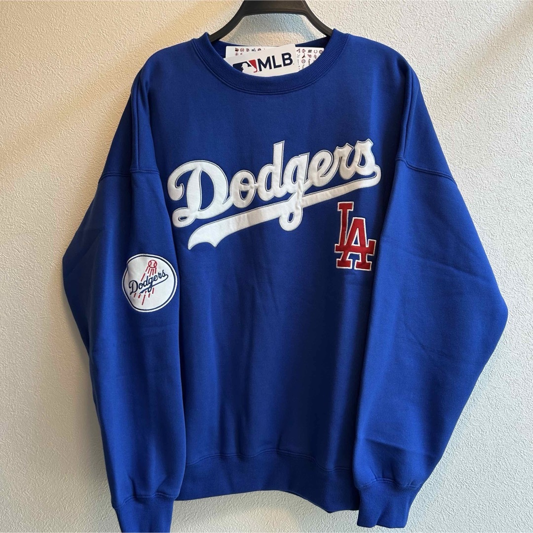 MLB - 【XL】MLB公式 ドジャース 裏起毛 刺繍トレーナー○大谷 MLB - 【XL】MLB公式 ドジャース 裏起毛 刺繍トレーナー○大谷