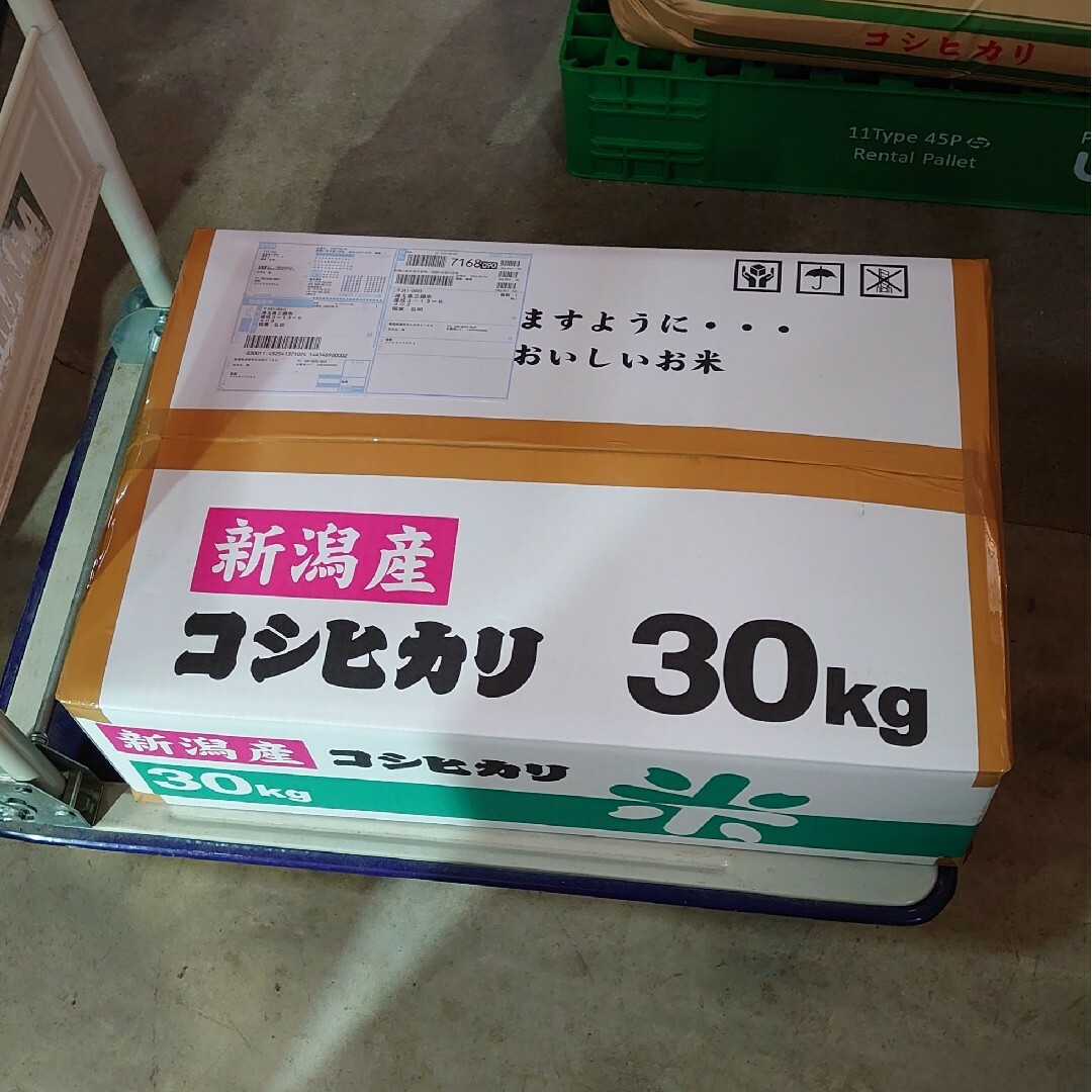 農家直送!新潟コシヒカリ玄米30kg 農家直送!新潟コシヒカリ玄米30kg