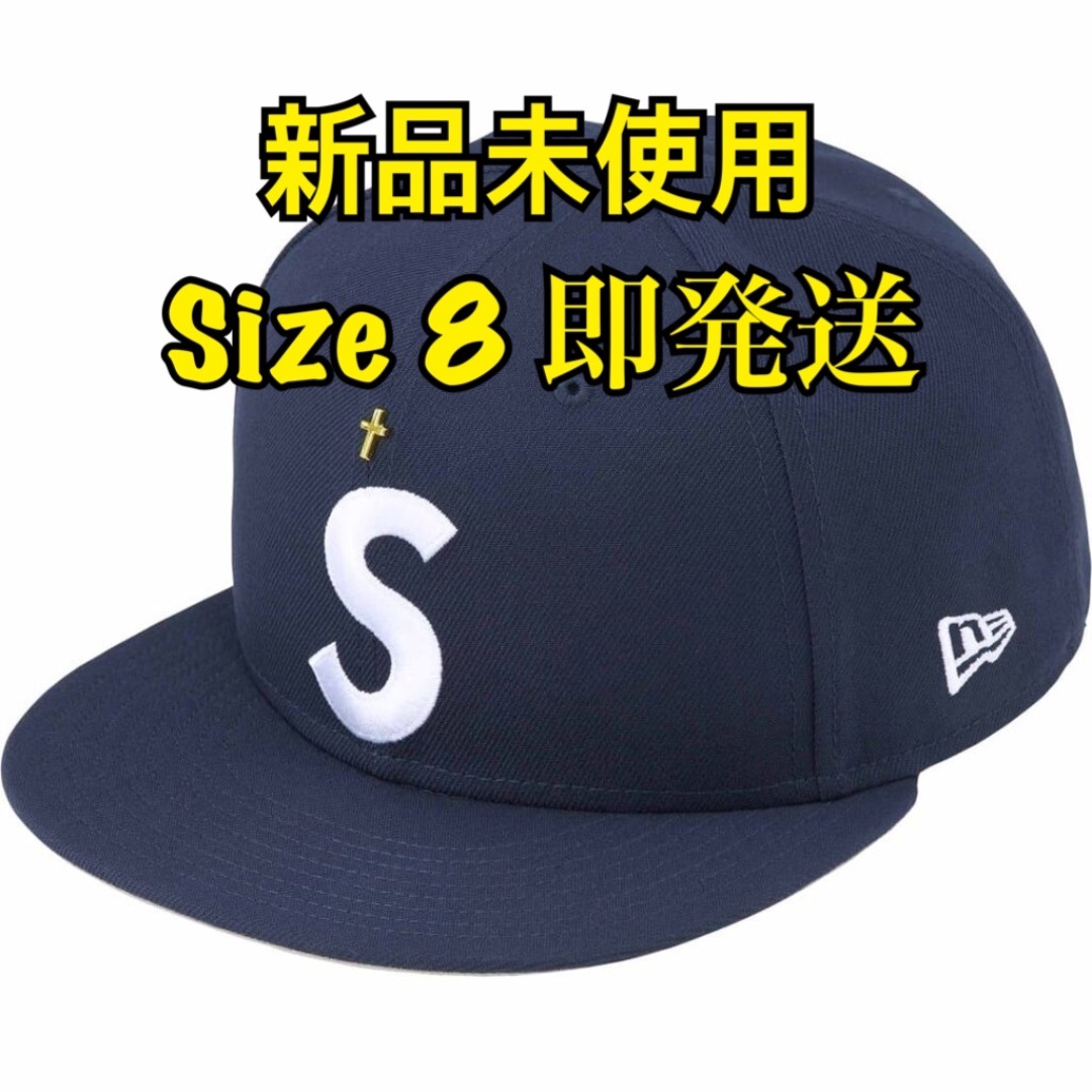 Supreme - Supreme Gold Cross S Logo New Era navy 8の通販 by Supreme - Supreme Gold Cross S Logo New Era navy 8の通販 by