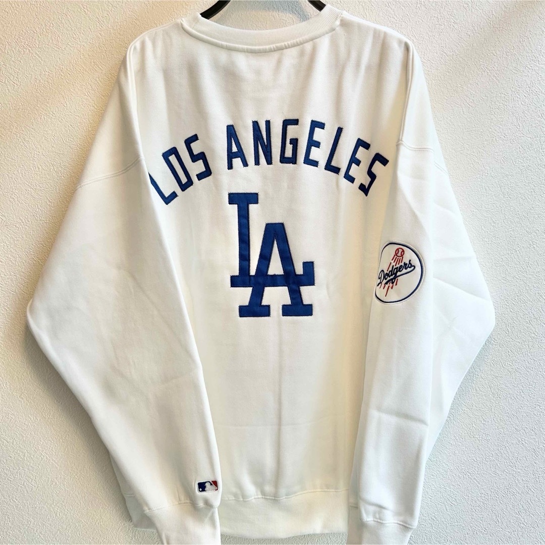 パーティを彩るご馳走や - MLB 【XXL(3L)】MLB公式 刺繍トレーナー 裏起毛 ドジャース トップス