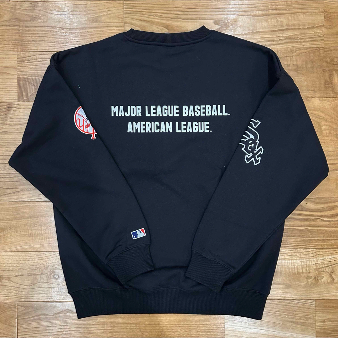 MLB - 【M】MLB公式 チームロゴ 裏起毛 長袖トレーナー MLB - 【M】MLB公式 チームロゴ 裏起毛 長袖トレーナー