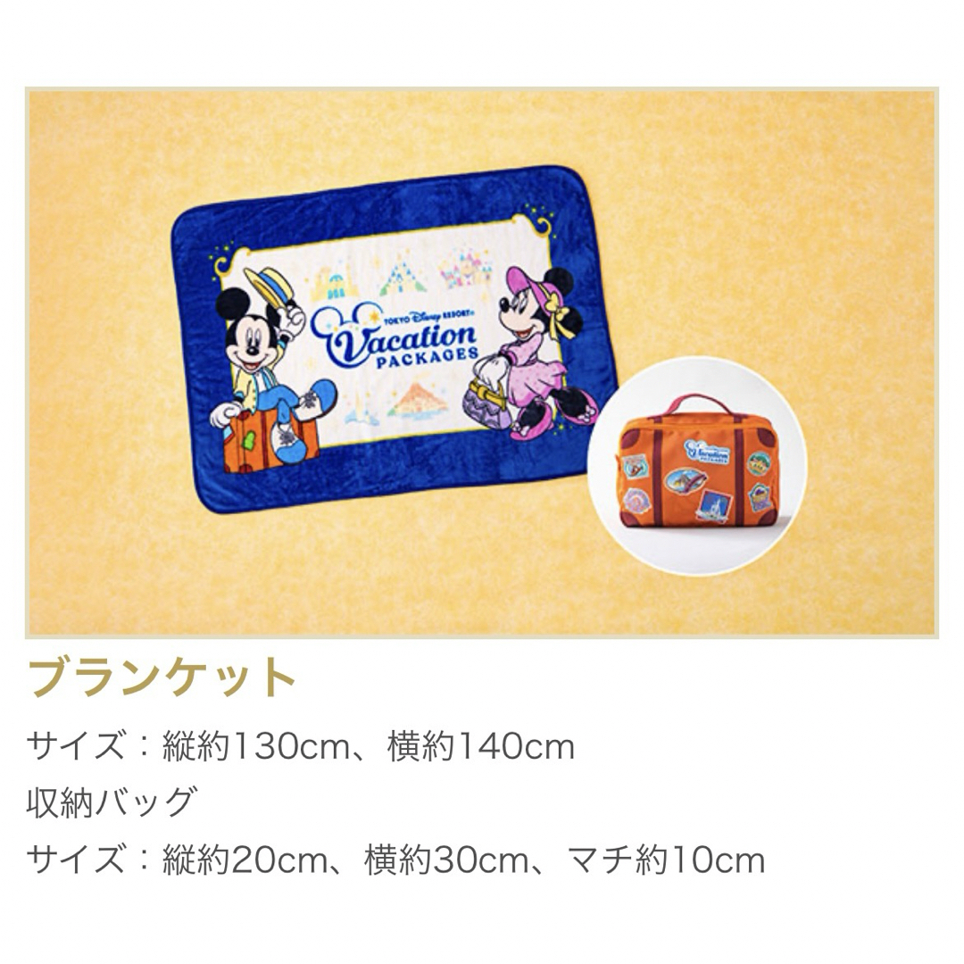 Disney - ディズニーバケーションパッケージ ブランケットの通販 Disney - ディズニーバケーションパッケージ ブランケットの通販