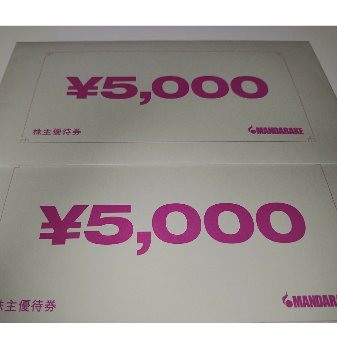 10000円分 まんだらけ 株主優待 チケットの施設利用券(その他)の商品写真