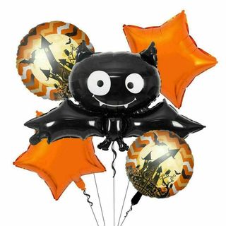 ハロウィン バルーンセット 風船 飾り付け パーティー 撮影 装飾 コウモリ(その他)