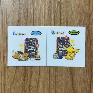 【非売品】ポケモンパンのポケモンデコキャラシール　1枚目と2枚目のみ 非売品】ポケモンパンのポケモンデコキャラシール 1枚目と2枚目