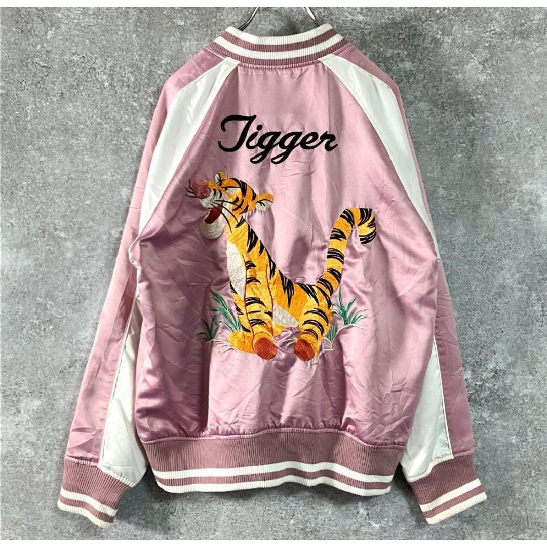 Disney - 美品 TOKYO DISNEY RESORT Tiggerデザインスカジャンの Disney - 美品 TOKYO DISNEY RESORT Tiggerデザインスカジャンの