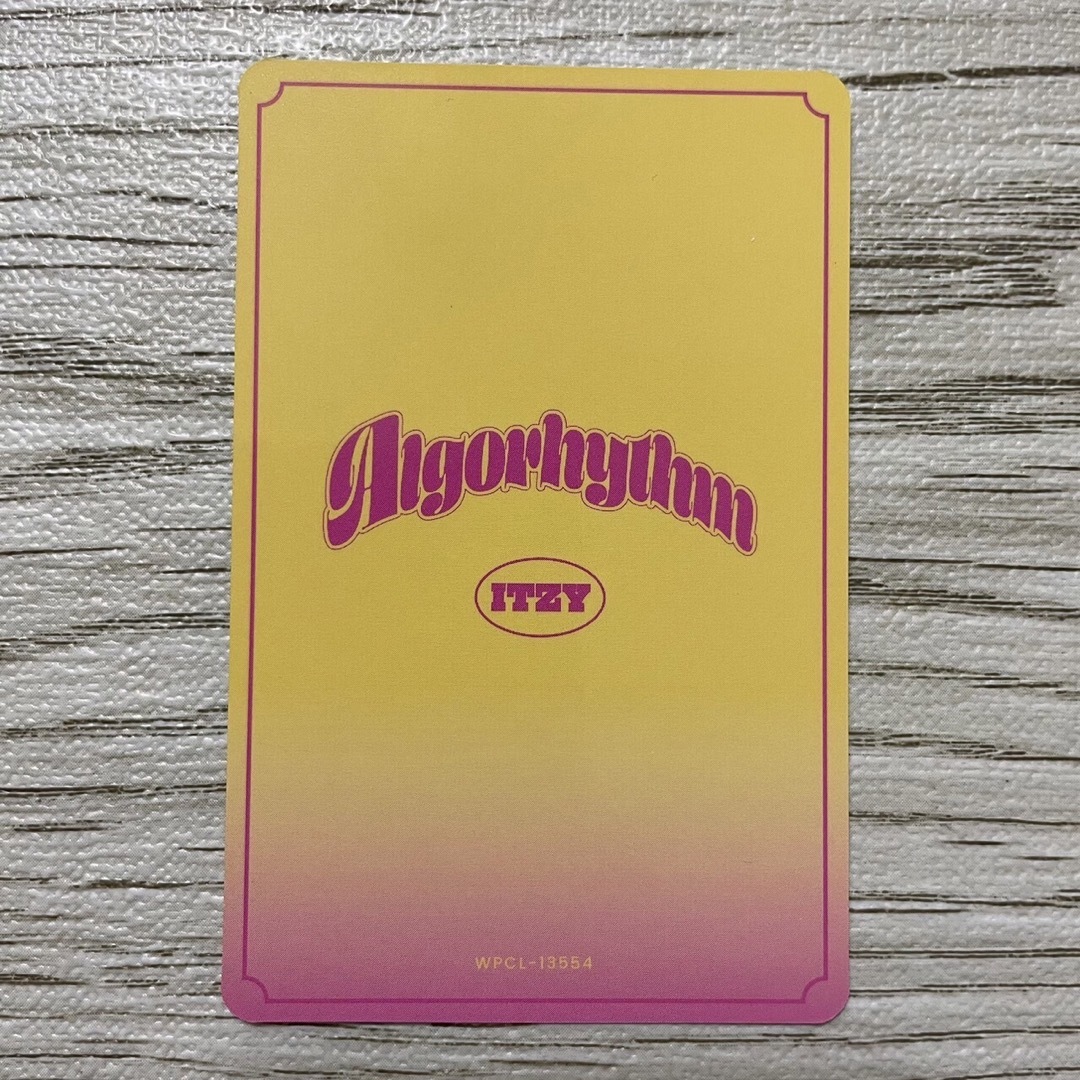 ITZY - itzy チェリョン algorhythm 初回限定 トレカ 通常盤 3 ITZY - itzy チェリョン algorhythm 初回限定 トレカ 通常盤 3