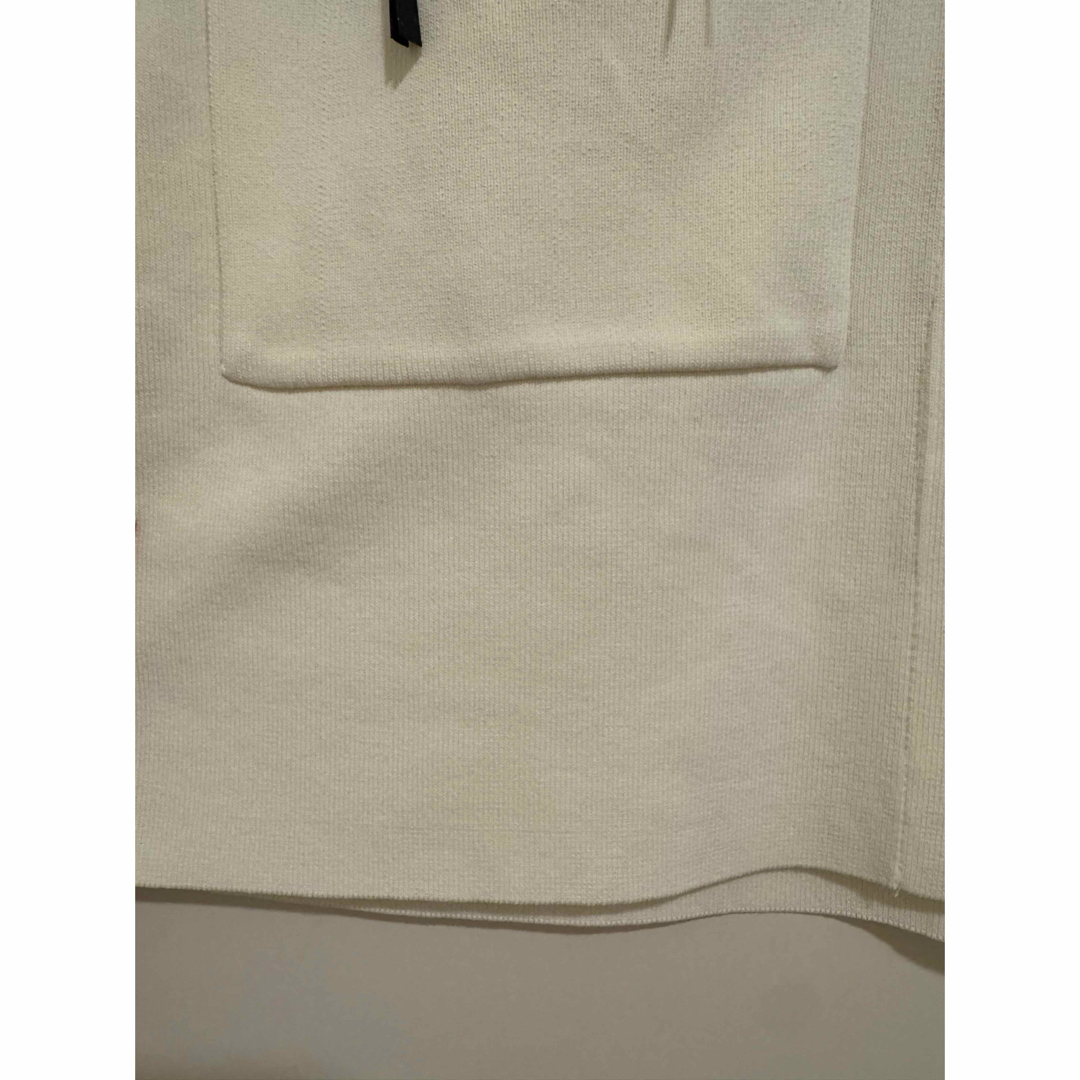 ZARA - ZARA コントラストリボン ニット ミニワンピース 今期 ZARA - ZARA コントラストリボン ニット ミニワンピース 今期