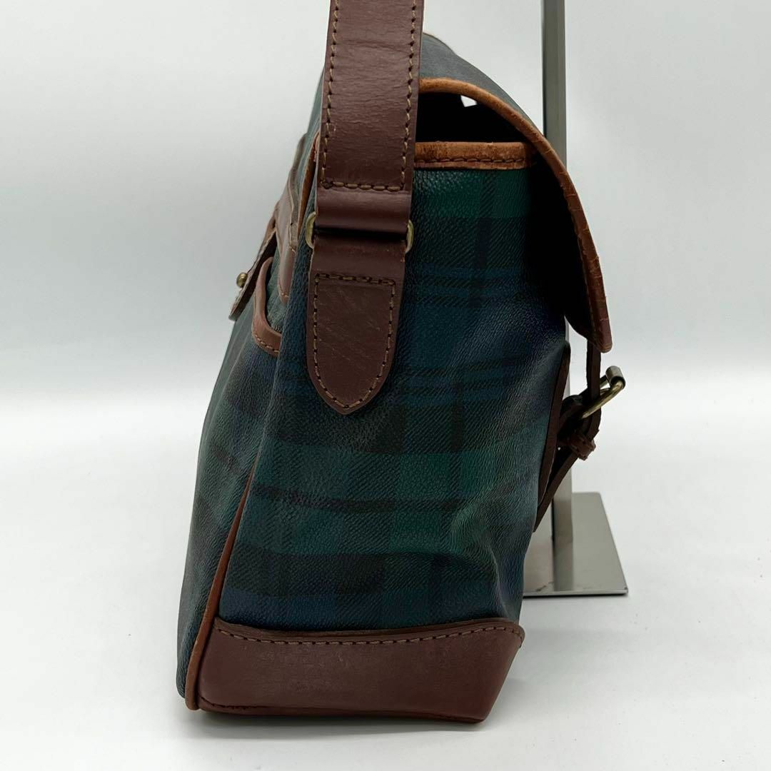 ✨️良品✨️RalphLauren フラップ ショルダーバッグ タータン ✨️良品✨️RalphLauren フラップ ショルダーバッグ タータン