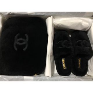 CHANEL - CHANEL シャネル ミュール サンダル 36サイズ ベロア CHANEL - CHANEL シャネル ミュール サンダル 36サイズ ベロア