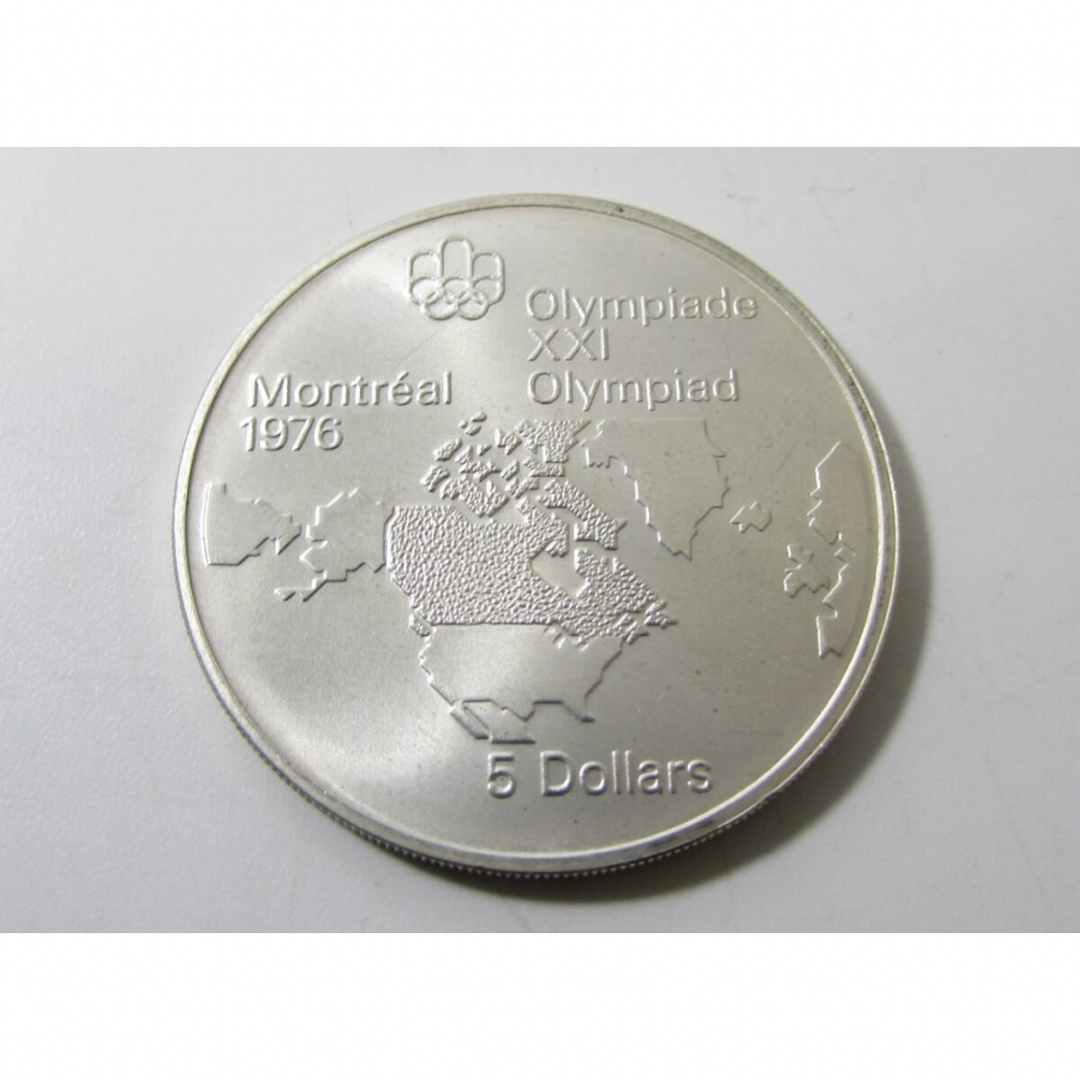 1973年 カナダ モントリオールオリンピック記念硬貨 銀貨5ドル 1973年 カナダ モントリオールオリンピック記念硬貨 銀貨5ドル