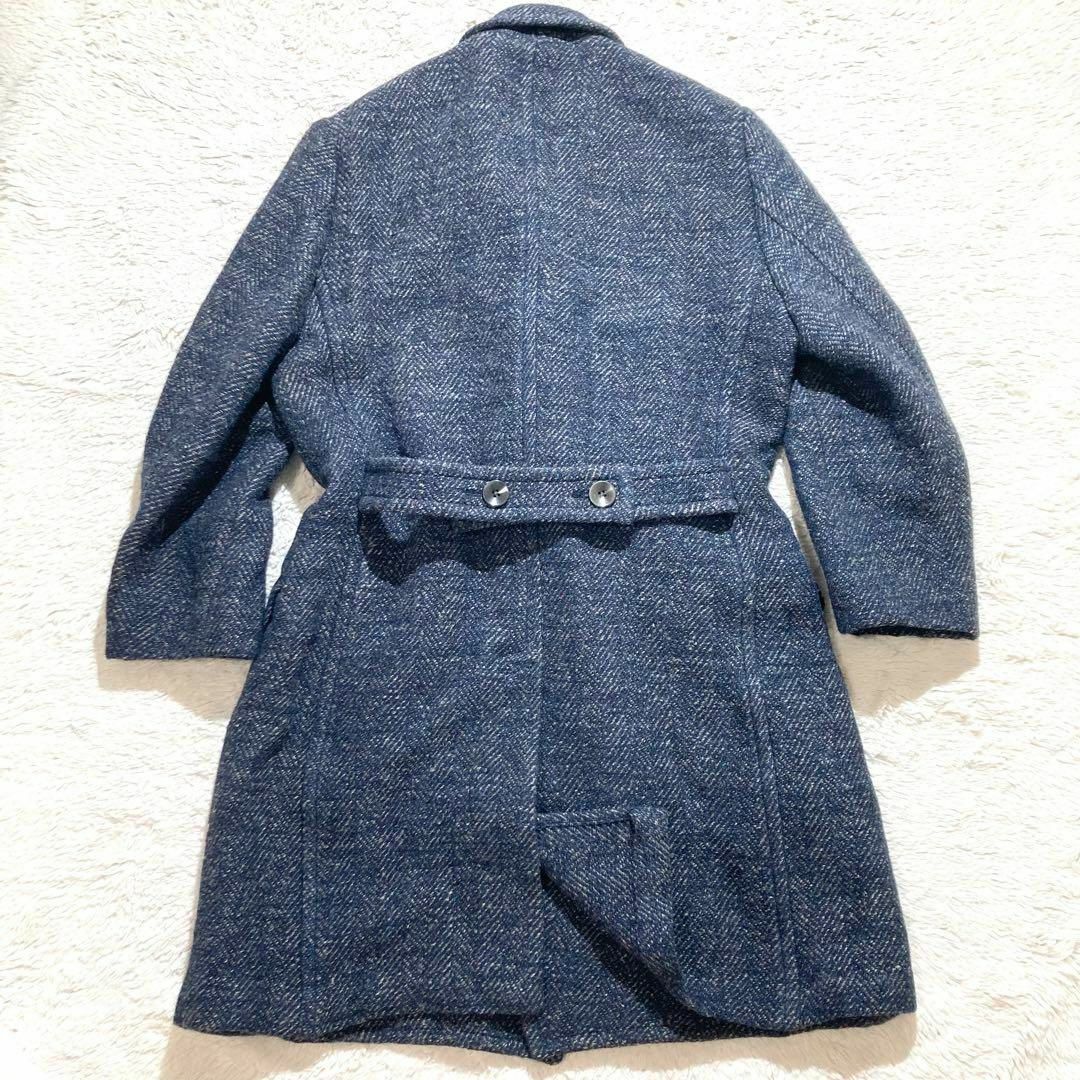 BOGLIOLI - 【極美品】BOGLIOLI チェスターコート ダブル 紺 MIX BOGLIOLI - 【極美品】BOGLIOLI チェスターコート ダブル 紺 MIX