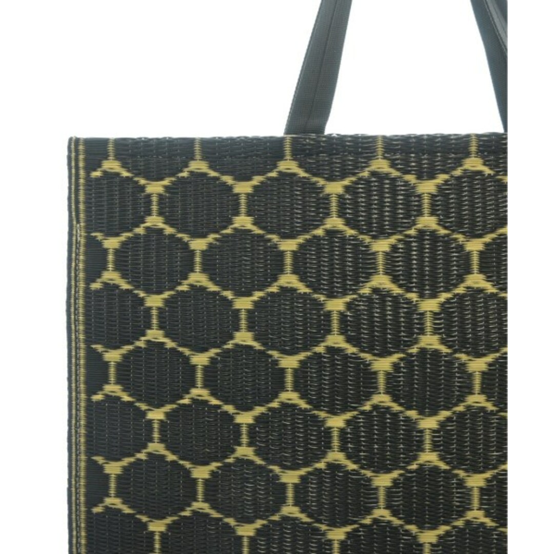 MARNI - MARNI マルニ トートバッグ - 黒x緑xベージュ(総柄 MARNI - MARNI マルニ トートバッグ - 黒x緑xベージュ(総柄
