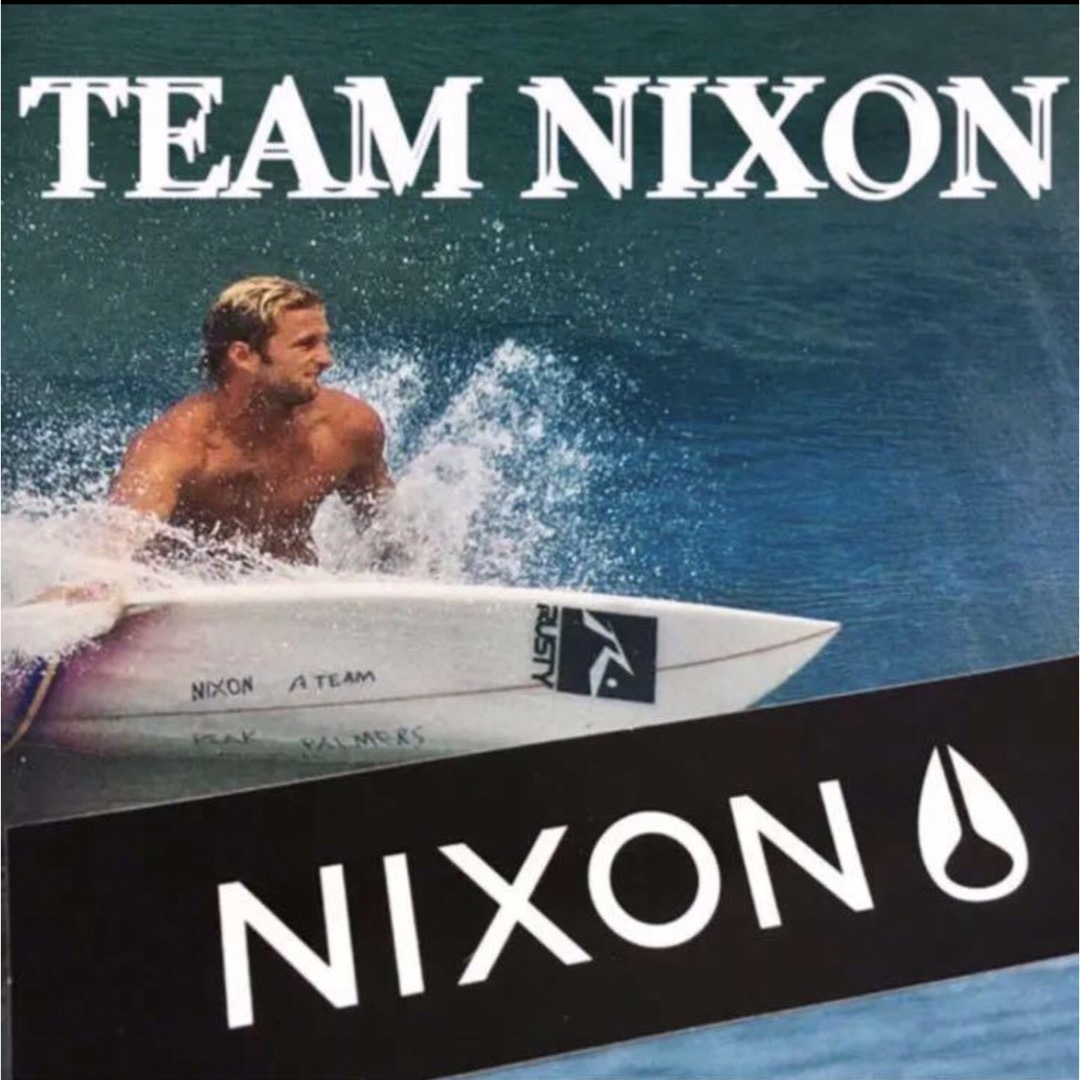 NIXON(ニクソン)のNIXONニクソン US限定 ロゴボックスバナー ステッカーblack メンズのファッション小物(その他)の商品写真