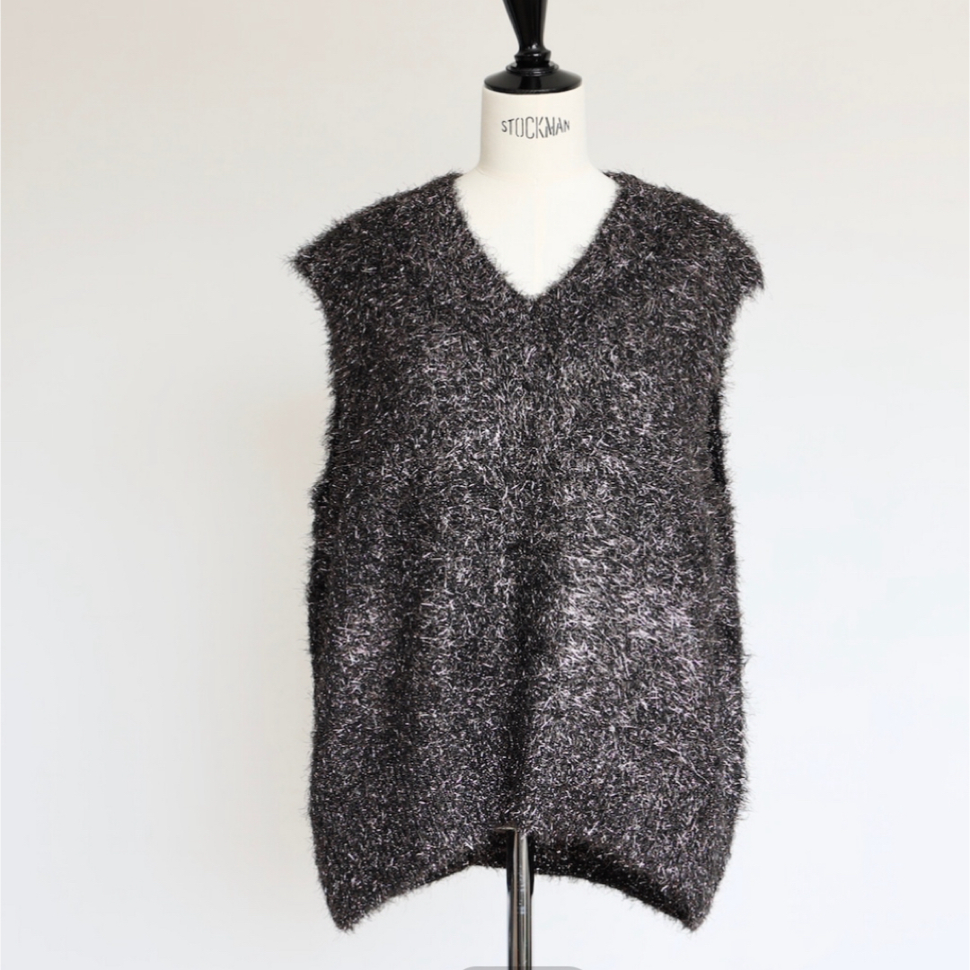 GYPSOPHILA(ジプソフィラ)のGlitter Knit Vest Gypsohila レディースのトップス(ベスト/ジレ)の商品写真