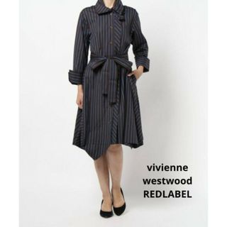 Vivienne Westwood(ストライプ ・ ひざ丈ワンピース)のフリマ Vivienne Westwood(ストライプ ・ ひざ丈ワンピース)のフリマ