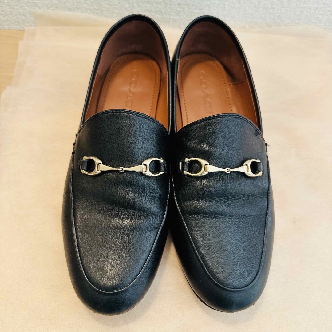 COACHコーチ ハーレー ローファー レディース靴 黒6.5C(23.5cm COACHコーチ ハーレー ローファー レディース靴 黒6.5C(23.5cm