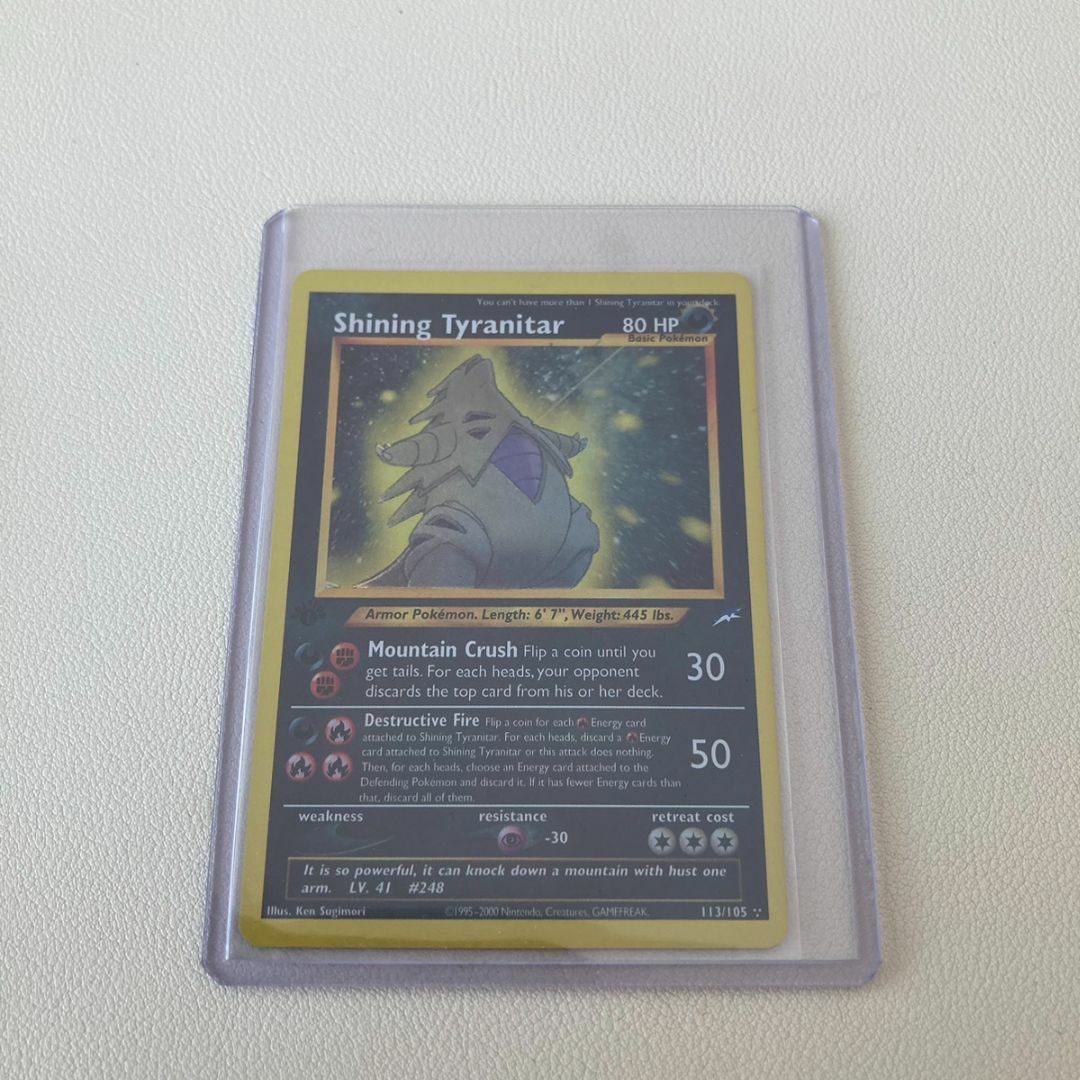 Shining Tyranitar(ひかるバンギラス) 英語版 ポケモンカード Shining Tyranitar(ひかるバンギラス) 英語版 ポケモンカード