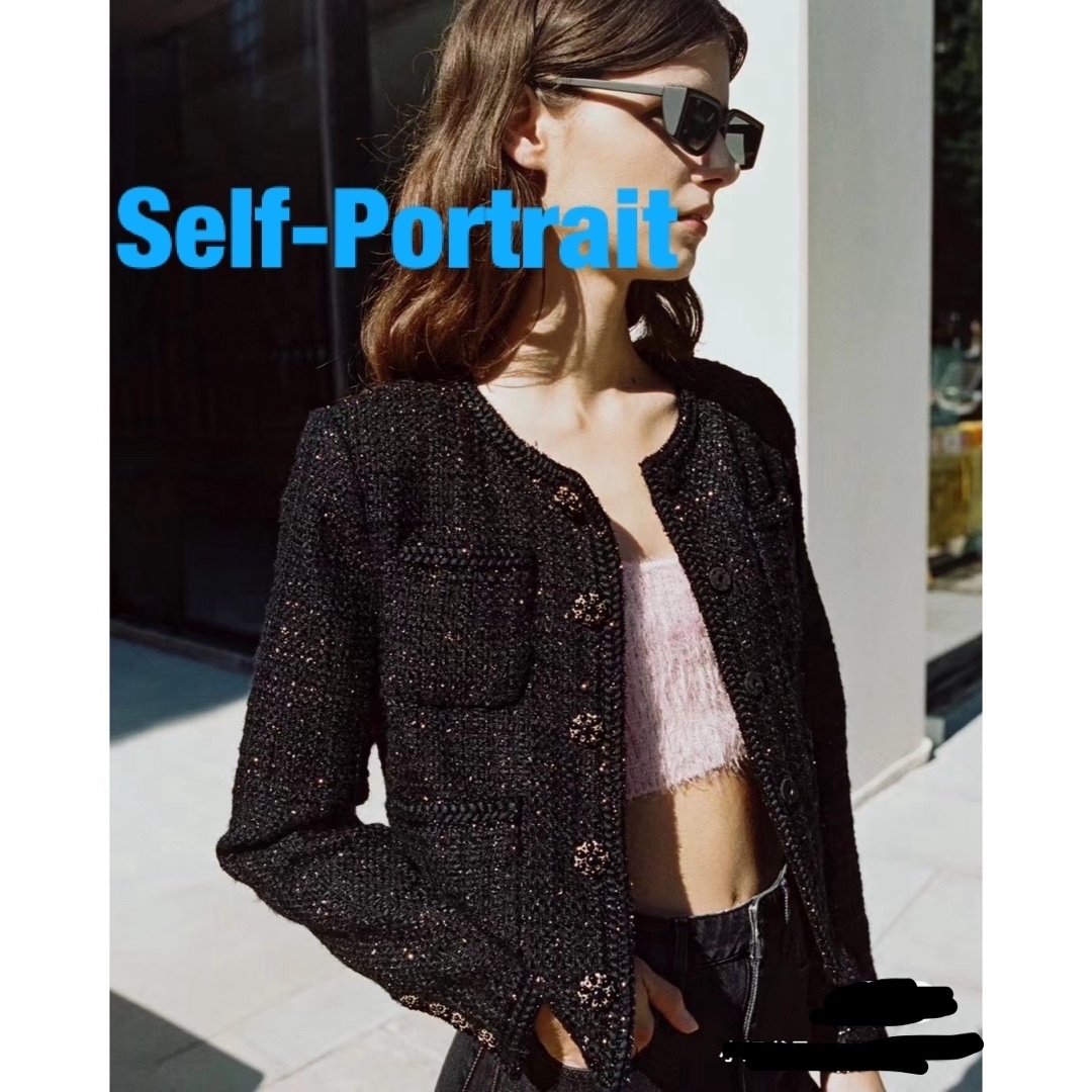 ❇️Selfportrait正規24秋新作セルフポートレートジャケット ❇️Selfportrait正規24秋新作セルフポートレートジャケット
