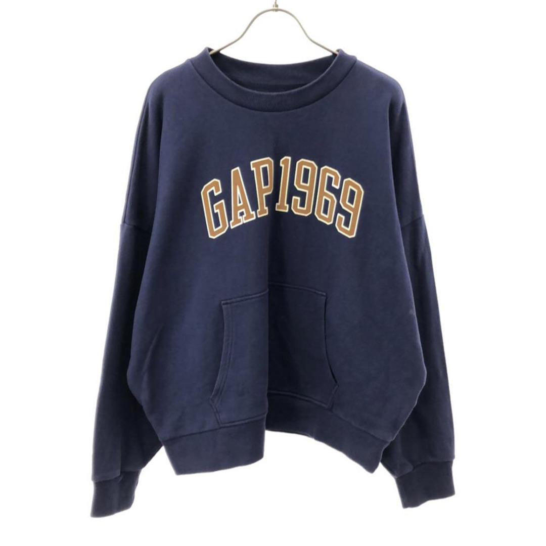 GAP - ギャップ プリント 長袖 スウェット トレーナー XL ブルー GAP - ギャップ プリント 長袖 スウェット トレーナー XL ブルー