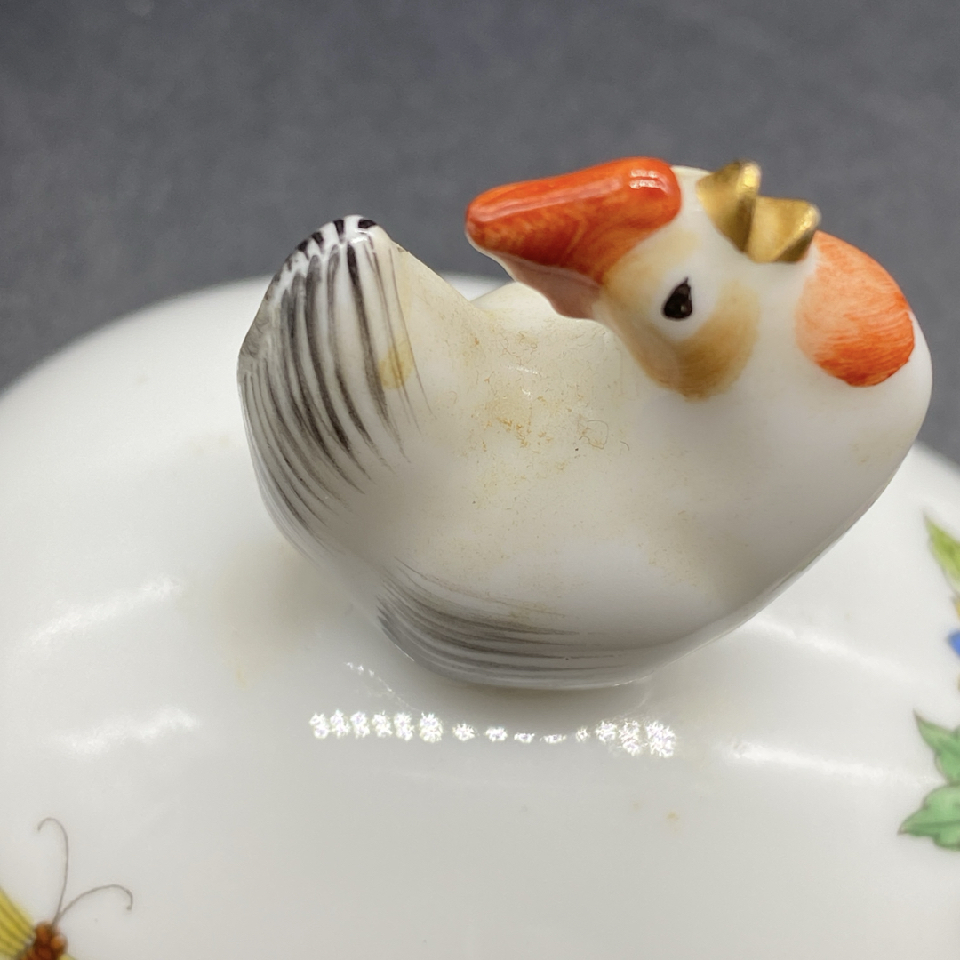 Herend - ヘレンド 小物入れ 置物 陶器 にわとり ニワトリ 鶏 no Herend - ヘレンド 小物入れ 置物 陶器 にわとり ニワトリ 鶏 no